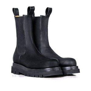 Custom Chunky Chelsea <b>Ankle</b> Boots Autumn Waterproof Breathable Warm Elastic Side Slip on Ladies - Product Image 2
