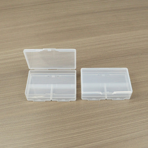 Plastic <b>Storage</b> <b>Box</b> 4 Compartment Transparent Rectangular With Lid For Jewelry Parts Components <b>Small</b> Size 10.4x6.7x2.7cm - Product Image 3