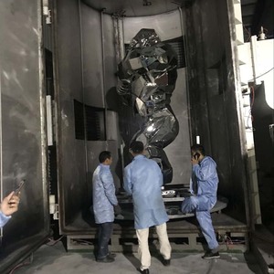 Toptan özel reçine el sanatları dev Gorilla heykeli elektrolizle heykel - Product Image 5