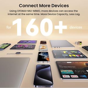 Tenda be3600 băng tần kép Wifi 7 lưới hệ thống Wi-Fi-3 * cổng Gigabit đầy đủ, hỗ trợ 160 + thiết bị, chuyển vùng liền mạch <span class=keywords><strong>2</strong></span> gói 3 gói - Product Image 6