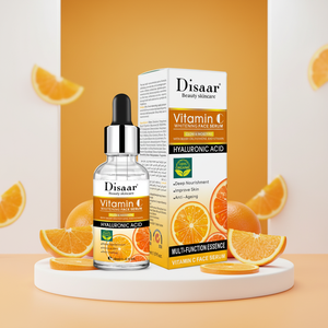 Sérum Visage Bio Disaar 30ml, Sérum Naturel VC Blanchissant et Hydratant à l'Acide Hyaluronique Vitamine pour le Vieillissement - Product Image 1