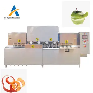 Automatic Apple Pear Skin Peeling Separating Core Removing Machine Apple Peach Plum Nuclear Core Removing Machine