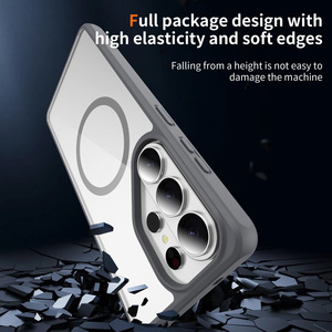 Magnetic Sạc Đối Với Samsung <span class=keywords><strong>Galaxy</strong></span> S26 Siêu Trường Hợp Điện Thoại Với Điện Thoại Grip Chống Sốc Hai-Trong Một Trường Hợp Bảo Vệ Bán Buôn - Product Image 3