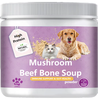Pasta de Hueso de Res Alta en Proteínas para Mascotas, Venta Directa de Fábrica, Absorción Rápida, Salud Intestinal, Apoyo Inmunológico, Vitaminas y Minerales