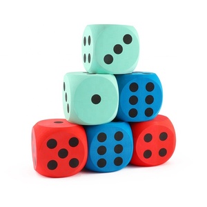 Dados con logotipo personalizado, juego sexual divertido para adultos, regalo Diy, dados de espuma Eva personalizados grandes que rebotan en blanco - Product Image 6