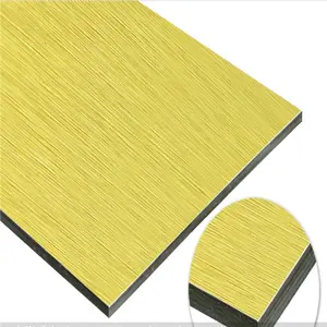 Alucobond תמיכה טכנית באינטרנט וגודל אופציונלי אלומיניום לוחות מרוכבים 4mm באיכות גבוהה