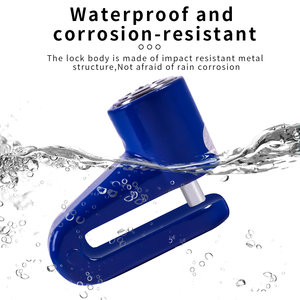 Kunci Pengaman Anti Maling Universal KINLED Multi-Warna dari Aluminium Alloy untuk Rem Cakram, Portabel untuk Sepeda, Motor, Skuter - Product Image 6