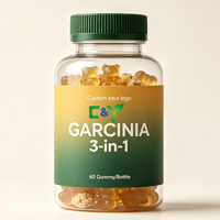 Gummies à la Garcinia Cambogia en marque privée OEM, gummies brûleurs de graisse avec extrait de thé vert et de cétones, gummies à la Garcinia