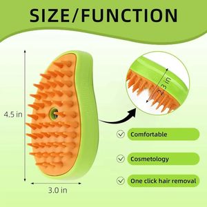 Outil de toilettage pour chat et chien, pliable, rechargeable, alimenté par batterie, portable, en silicone, sûr, vaporisateur à vapeur - Product Image 4