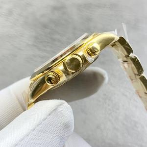 Montre mécanique automatique de luxe haut de gamme Drioshipping, design personnalisé avec logo, cadran 18K, cristal saphir, chronographe étanche - Product Image 4