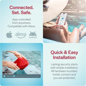 Alarma para Piscina Lifebuoy F2208 Certificada |   Dispositivo de Seguridad Flotante con Alertas por Aplicación y Control por Voz con <span class=keywords><strong>Alexa</strong></span> |   Piscinas de 2.4GHz - Product Image 4