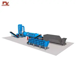 India Malaysia Widely Used Coconut Coir Pith Fiber Dryer Machine with ISO Certification