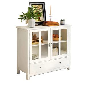 Vendita calda soggiorno mobili grande capacità cassettiera con maniglie a campana <span class=keywords><strong>in</strong></span> metallo e Vintage intagliato <span class=keywords><strong>porte</strong></span> <span class=keywords><strong>in</strong></span> <span class=keywords><strong>vetro</strong></span> - Product Image 1