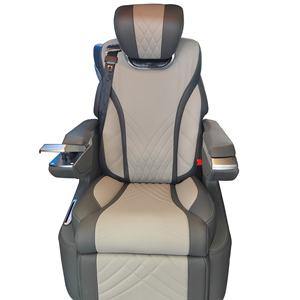 Siège en cuir pivotant chauffant électrique de luxe VIP pour tuning de camping-car, MPV, VAN, limousine, Sprinter, Vito, V250, Hiace, Vario, Viano - Product Image 1