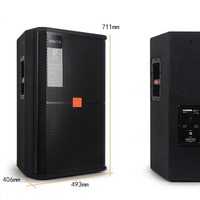 XTUGA SRX712 SRX715 SRX725 Haut-parleur professionnel PA double 2 voies pleine fréquence 12 15 pouces néodyme étanche pour événements