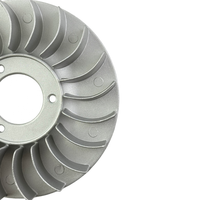 188F 5KW Aluminium-Motorrotor-Lüfterblatt 5kw-8kw Motor-Wärmeableitungsrotor-Lüfter Benzingenerator-Teile