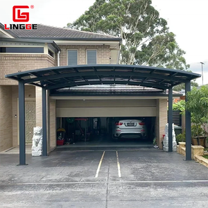 Structure <span class=keywords><strong>en</strong></span> aluminium robuste, abri de voiture autoportant, toiture <span class=keywords><strong>en</strong></span> polycarbonate résistant aux UV, tente de stationnement pour voiture, auvent <span class=keywords><strong>en</strong></span> métal - Product Image 1