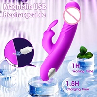 Poupée sexuelle imperméable de style lapin, stimulation clitoridienne, vaginale et du point G, masturbation féminine, jouet sexuel pour femmes adultes