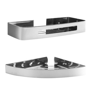 Zuo Gang Stainless Steel Triangle <b>Wall</b> Mounted Bathroom <b>Shelf</b> <b>Corner</b> Storage Rack Single Layer Durable SUS304 - Product Image 5