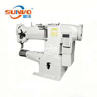 Machine à coudre industrielle à entraînement direct par ordinateur, avec alimentation automatique en huile, grande bouche et bras haute, pour cuir, chaussures et sacs