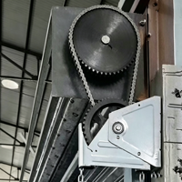 Porte à enroulement en acier étanche avec palan manuel 10 pi x 10 pi, robuste pour entrepôts à zone d'obscurcissement