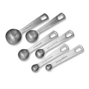 <strong>Measuring</strong> <strong>Spoons</strong>,304 Stainless Steel <strong>Measuring</strong> <strong>Spoon</strong> Set of 6 Coffee Scoop <strong>Tablespoon</strong> for Dry and Liquid Ingredients - Product Image 5