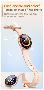 ลดราคาพิเศษ! สมาร์ทวอทช์ KT77 แฟชั่น หน้าจอ 1.46 นิ้ว รองรับการโทร วัดอัตราการเต้นของหัวใจ วัดออกซิเจนในเลือด กันน้ำ พร้อมผู้ช่วยเสียง - Product Image 5