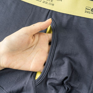 Venta de fábrica, logotipo personalizado, cintura de Color, ropa interior cómoda para hombres, bañadores para hombres adultos - Product Image 2