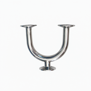 ท่อสแตนเลส 316 แบบ Tri Clamp U Bend เกรดสุขอนามัยสำหรับอุตสาหกรรม พร้อมหน้าแปลน - Product Image 1