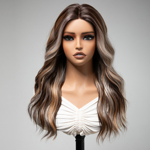 Perruques sans colle en dentelle frontale transparente, monofilament, en fibre Futura pour femmes, vente en gros - Product Image 3