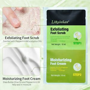 OEM/ODM 2-Step Foot Skin Care Hidratante <span class=keywords><strong>Crema</strong></span> Menta Desodorante Exfoliante y <span class=keywords><strong>Crema</strong></span> Exfoliante <span class=keywords><strong>para</strong></span> Adultos - Product Image 3