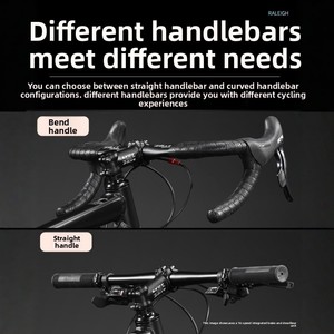 Vélo de course sur route 24 vitesses, cadre en aluminium avec freins à disque doubles, fourche à ressort et capacité de charge de 150 kg, pour adultes et étudiants - Product Image 4