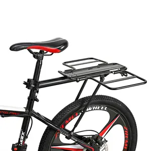 자전거 뒷화물 랙 퀵 릴리스 접이식 자전거 수하물 랙 사이클링 액세서리 24-29 산악 자전거에 적합