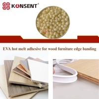Colle à bois granulaire adhésive EVA Hotmelt écologique pour baguage de bord de meubles en bois