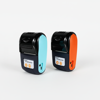 Impresora Térmica de Recibos Portátil de Bolsillo de 2 Pulgadas con Larga Duración de Batería de 58 mm, Compatible con la Impresión de Códigos QR y Autocomprobación