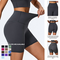 Shorts de yoga sportifs pour femmes, taille haute, extensibles dans quatre directions, grande taille, séchage rapide, respirants, anti-odeurs, écologiques