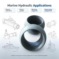Suku Cadang Mesin Cetak yang Dapat Disesuaikan, Bantalan Piston, Bushing, Komposit Matriks Resin Fenolik, Bantalan Silinder Oli Kelautan