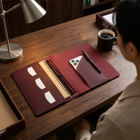 Carpeta Multifuncional de Cuero para Cuadernos, Carpeta de Graduación para Estudiantes de Arte, Carpeta de Archivos A4, Carpeta Multifuncional