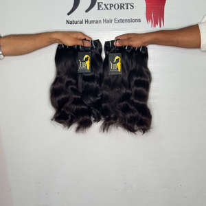 Raw Indian Temple Cuticle Aligned Hair, Natural Cuticle Aligned Human Hair Vendors, Raw Cambodian Hair Bundles - Product Image 1