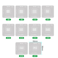 RELIFE Set RL-601MA, peralatan perbaikan CPU IP A8-A17 untuk ponsel