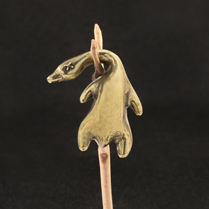 ตุ๊กตา<span class=keywords><strong>เป็ด</strong></span>ปักกิ่งทองเหลืองโบราณ ของตกแต่งบ้านและสำนักงาน ใช้เป็นที่ทับกระดาษหรือของประดับโต๊ะชงชา - Product Image 2