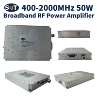 Amplificateur de puissance RF large bande 400-2000 MHz 50 W |   Module d'amplification de signal à haute linéarité pour les tests électroniques EMC de communication