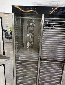 Déshydrateur alimentaire et sécheur de fruits et légumes en acier inoxydable 96 plateaux 6400W, plage de température 30-90°C, machine de séchage économe en énergie - Product Image 2