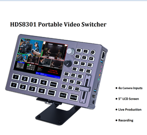 Mezclador de Video Metálico de 4 Canales con Controlador para Transmisión en Vivo con Mezcla de Audio, Barra en T, <span class=keywords><strong>Vmix</strong></span>, 1 Año de Garantía - Product Image 5