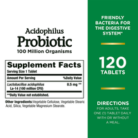 Comprimés de probiotiques Acidophilus Fabrication OEM Production en vrac Haute puissance Complément alimentaire pour la perte de poids Cellulose d'origine végétale