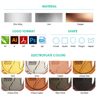 Badges personnalisés de haute qualité, émail doux, or, petit smiley, émoticône, épingle à revers