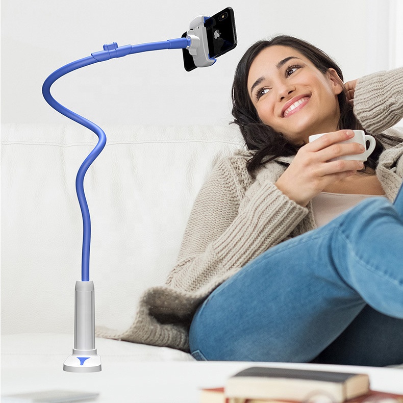 Lazy phone stand universal Tablet Clip Bracket Clamp Stand Gooseneck Holder Cell Phone Stand Flexible Mobile Phone Holder