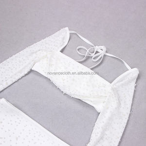 Nocance B3281 en çok satan ürünler 2022 2 adet seksi zincir elbise renkli yüksek yarık elbise Vestidos De Navidad - Product Image 6