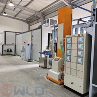 Ligne de peinture en poudre automatique WLD-C, ligne de pulvérisation électrostatique continue pour tôles métalliques