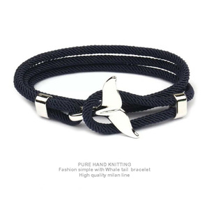 Milan Line Oceaanserie Ankerstijl Armband Walvisstaart Rood Koord Voor Valentijnsdag Liefhebbers Dit Jaar Huwelijkscadeau Feest - Product Image 3